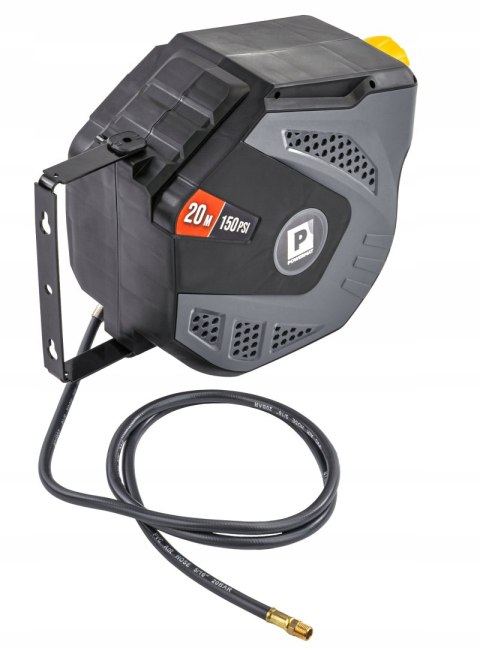 AUTOMATYCZNY ZWIJACZ BĘBEN WĄŻ 20M PNEUMATYCZNY CIŚNIENIOWY 10 BAR UCHWYT