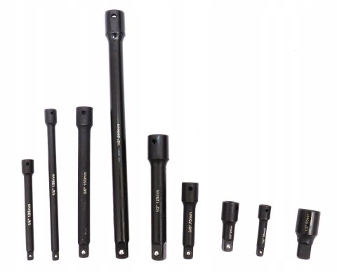Falon Tech zestaw 9 przedłużek do kluczy udarowych
