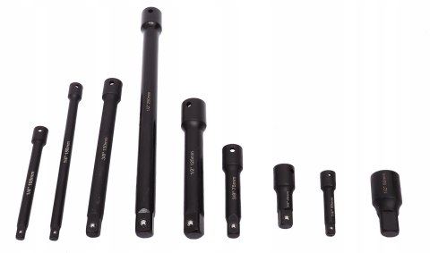 Falon Tech zestaw 9 przedłużek do kluczy udarowych