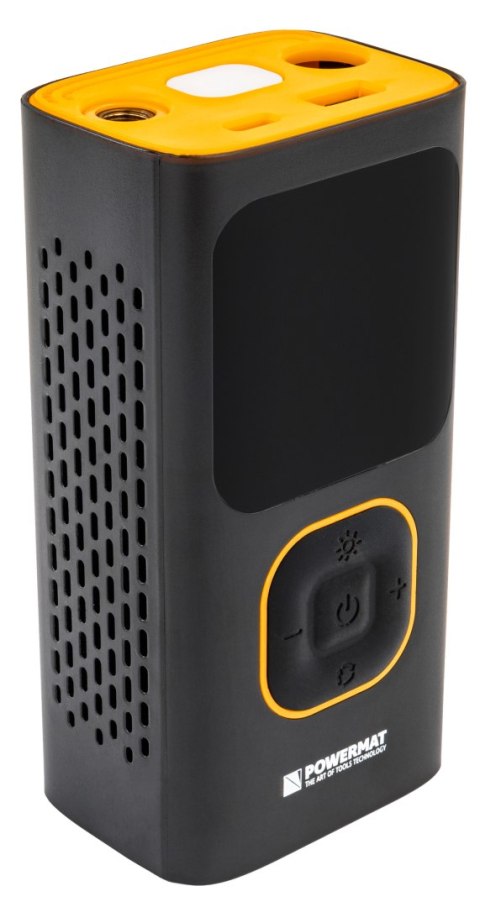 KOMPRESOR SAMOCHODOWY AKUMULATOROWY POMPKA 10 BAR DO OPON AUTA ROWERU PIŁEK