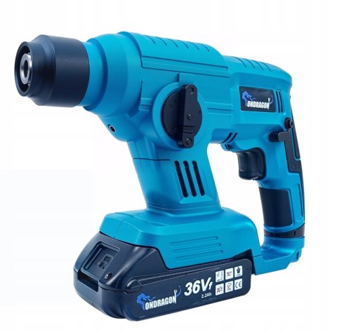 MŁOTOWIERTARKA AKUMULATOROWA MŁOT UDAROWY 36V SDS + 2 AKUMULATOR-Y BATERIE