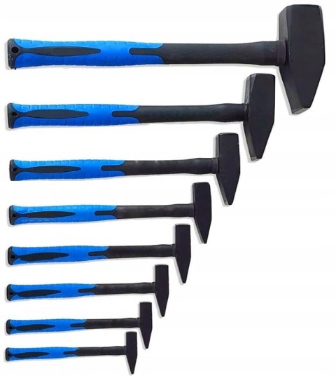 Młotki ślusarskie Falon-Tech zestaw 8 sztuk FT0408