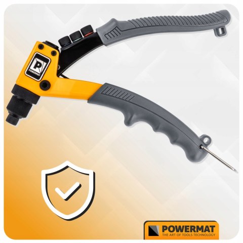 NITOWNICA RĘCZNA KRÓTKA BOCZNA DO NITÓW ZRYWALNYCH KOŃCÓWKI 2.4 3.2 4.0 4.8