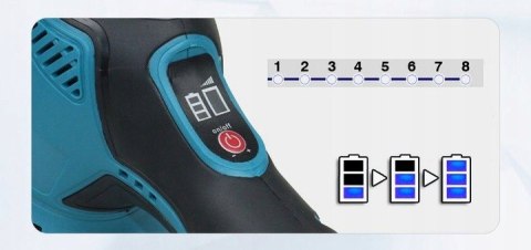 POLERKA SAMOCHODOWA AKUMULATOROWA NA BATERIE + 2x aku 2.0AH 12V MOCNA