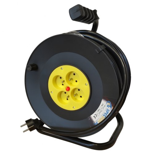 PRZEDŁUŻACZ OGRODOWY NA BĘBNIE 3X1,5 25M SPECDOM