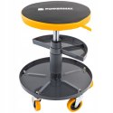 SIEDZISKO WARSZTATOWE TELESKOPOWE 400-520MM OBROTOWY TABORET STOŁEK KÓŁKA