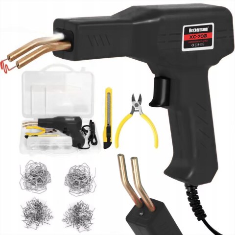 SPAWARKA DO PLASTIKU ZGRZEWARKA ZSZYWARKA LUTOWNICA 70W + 200szt ZSZYWEK