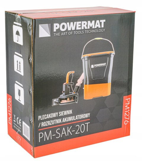 Siewnik akumulatorowy Powermat 20 l 300 cm plecakowy
