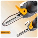 Szlifierka taśmowa palcowa sieciowe Powermat 400 W 230 V