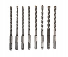 WIERTŁA DO BETONU SDS PLUS ZESTAW WIERTEŁ 8 SZT