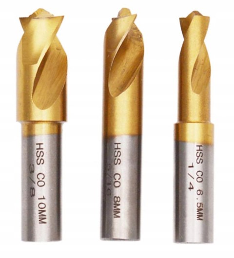 WIERTŁA DO ZGRZEWÓW PUNKTOWYCH SPAWÓW 6.5 8 10 MM