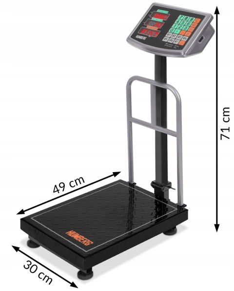 Waga Platformowa HUMBERG 150 kg x 50 g