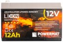 Akumulator Powermat 12 V 12 Ah