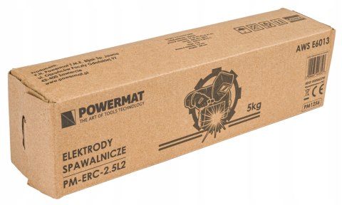 Elektroda spawalnicza Powermat rutylowa 2,5 mm 5 kg