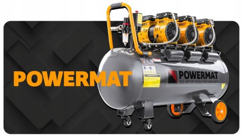 Kompresor bezolejowy Powermat PM-KBO-6T 6 l 8 bar