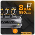 Kompresor bezolejowy Powermat PM-KBO-6T 6 l 8 bar