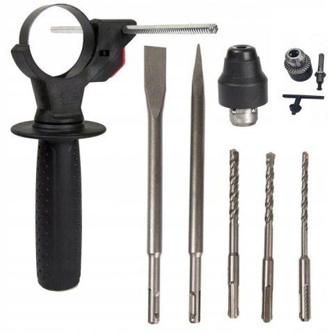 MŁOTOWIERTARKA MŁOT UDAROWY WIERTARKA SDS+ MOCNA 3050W WALIZKA DUŻY ZESTAW