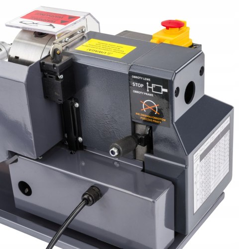 Mini tokarka stołowa Powermat 550 W 2500 obr./min średnica 180 mm