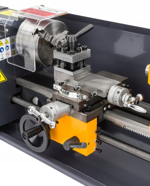 Mini tokarka stołowa Powermat 550 W 2500 obr./min średnica 180 mm