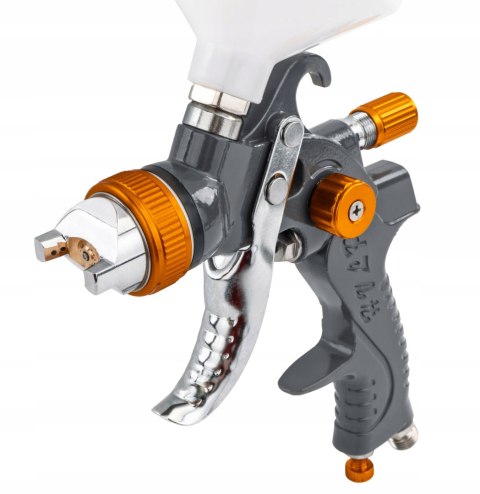 PISTOLET LAKIERNICZY DO MALOWANIA LAKIEROWANIA HVLP ZBIORNIK 600 ML ZESTAW