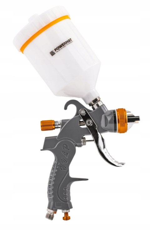 PISTOLET LAKIERNICZY DO MALOWANIA LAKIEROWANIA HVLP ZBIORNIK 600 ML ZESTAW