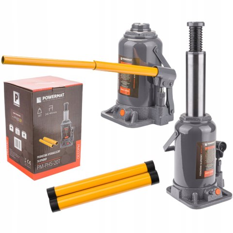 PODNOŚNIK SAMOCHODOWY HYDRAULICZNY SŁUPKOWY BUTELKOWY ZAWÓR LEWAREK 20 TON