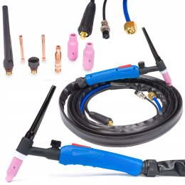 POWERMAT PRZEWÓD SPAWALNICZY 4M UCHWYT TIG LIFT KONEKTOR 16/25 TIG-17V-16