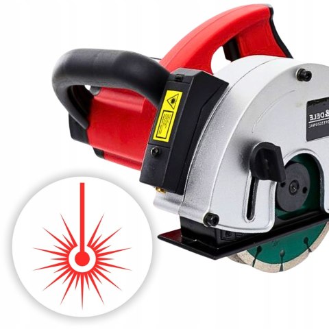 Bruzdownica elektryczna Kraft&Dele 3100 W 150 mm z walizką