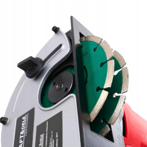 Bruzdownica elektryczna Kraft&Dele 3100 W 150 mm z walizką