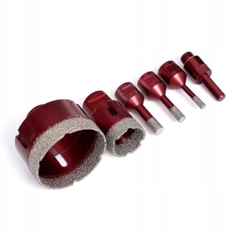 KRAFT&DELE ZESTAW OTWORNIC DIAMENTOWYCH 5 EL 6-68mm DO CERAMIKI M14 KD11219