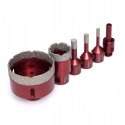 KRAFT&DELE ZESTAW OTWORNIC DIAMENTOWYCH 5 EL 6-68mm DO CERAMIKI M14 KD11219