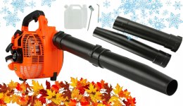 MOCNA DMUCHAWA SPALINOWA DO LIŚCI ŚNIEGU PIACHU ŚNIEGU