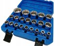 NASADKI SPLINE. KLUCZE ZESTAW NASADEK 12-KĄTNE 8-36MM 1/2 WALIZKA 21 EL