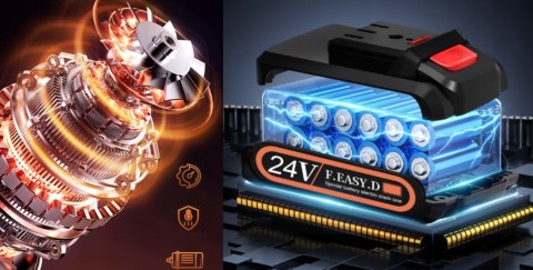 ODKURZACZ DO LIŚCI ŚNIEGU AKUMULATOROWY DMUCHAWA OGRODOWA AKUMULATOROWA