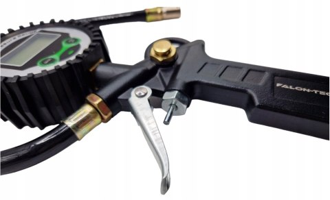 Pistolet do pompowania kół Falon-Tech z manometrem elektronicznym 18 Bar