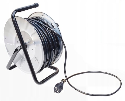 Przedłużacz bębnowy Ondragon 50 m 4 szt. gniazd czarny