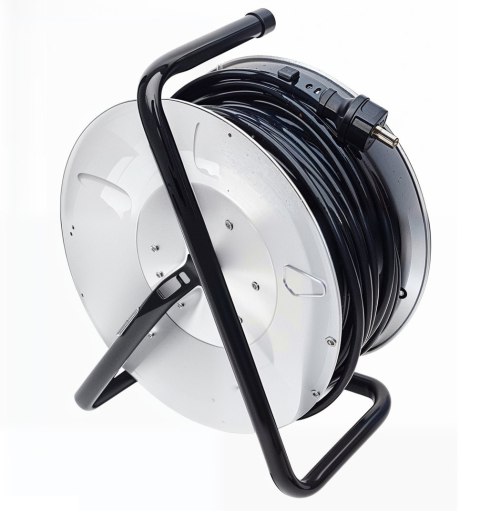 Przedłużacz bębnowy Ondragon 50 m 4 szt. gniazd czarny