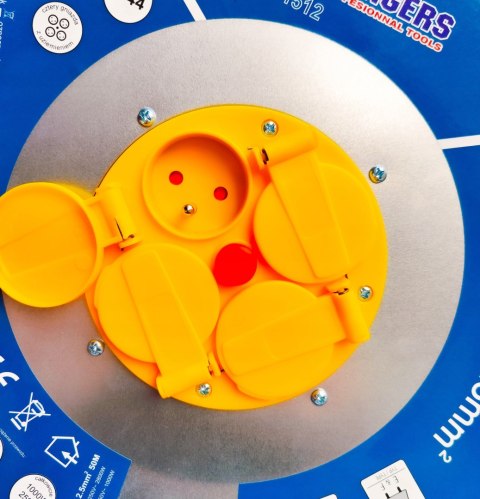 Przedłużacz bębnowy, ogrodowy RANGERS 50 m 4 szt. gniazd czarny