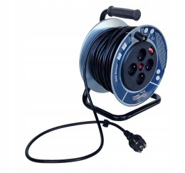 Przedłużacz bębnowy, ogrodowy RANGERS 50 m 4 szt. gniazd niebieski