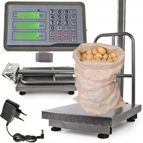 WAGA PLATFORMOWA MAGAZYNOWA 300kg 40x50cm SKLEPOWA