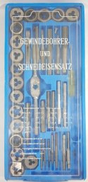 Zestaw narzynek I gwintowników 40 EL kalibrowniki