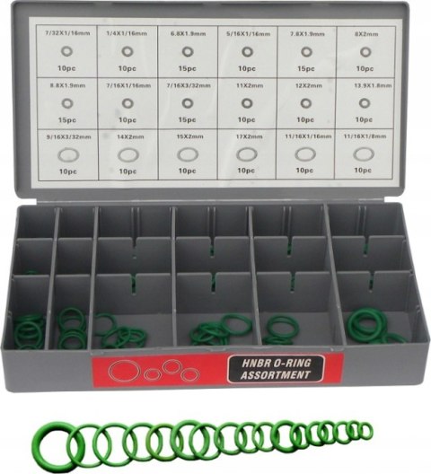 Zestaw uszczelek O-ring oringi HNBR NBR 900 szt. Falon-Tech