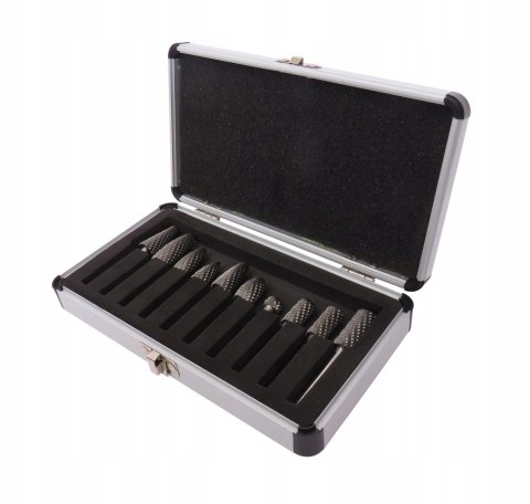 FREZY PILNIKI TRZPIENIOWE DO METALU ZESTAW FREZÓW PILNIKÓW OBROTOWYCH 10EL