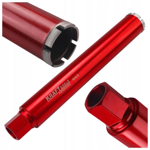 KRAFT WIERTŁO KORONOWE DIAMENTOWE DO BETONU DO WIERTNICY 63x450 mm KD12641