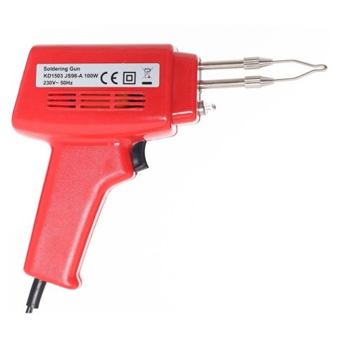 LUTOWNICA TRANSFORMATOROWA 100W SOLIDNA BUDOWA DIODA LED PISTOLET + ZESTAW