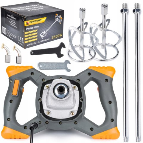 Mieszadło ELEKTRYCZNE do Zapraw 2600W 2xMieszalnik