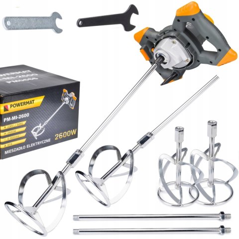 Mieszadło ELEKTRYCZNE do Zapraw 2600W 2xMieszalnik