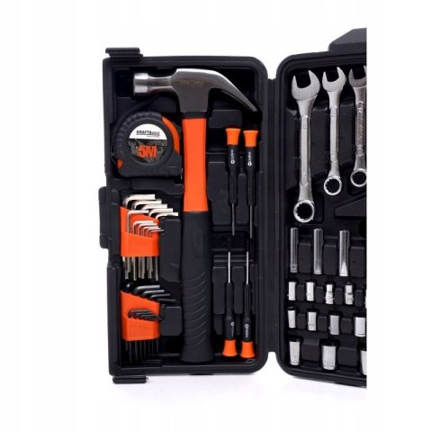 Narzędzia 140 Częściowy Zestaw Narzędzi 140 Elementów Walizka Kraft&Dele