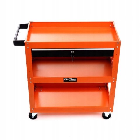 SZAFKA NARZĘDZIOWA PUSTA WÓZEK WARSZTATOWY PÓŁKI KÓŁKA KD366