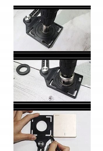 Szablon przymiar wzornik znacznik otworów płytek